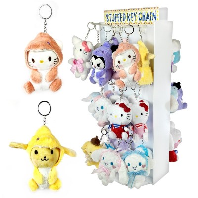 STUFFED KEYCHAIN DISPLAY 48CT/ DISPLAY